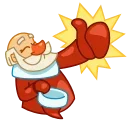 Telegram emojis Дед мороз