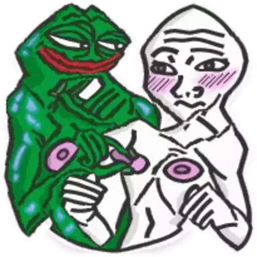 Distortion Pepe emoji 🙎‍♂