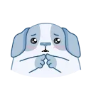 Telegram emojis Пёс Полтос