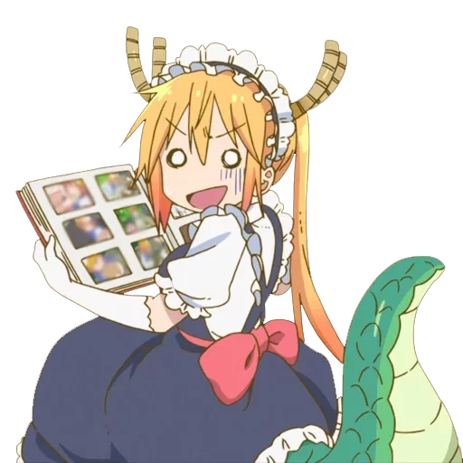 Maid Dragon sticker 😰