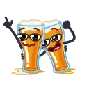 Cheers and Beers emoji 🥳