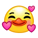 Эмодзи Duck Emoji 🥰