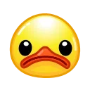 Эмодзи Duck Emoji ☹