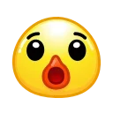 Duck Emoji emoji 😯