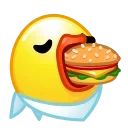 Эмодзи Duck Emoji 🍔