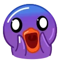 Emoji telegram Duck Purple