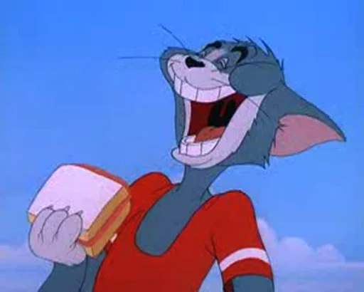Стикер Telegram «dope Tom & Jerry» 😆