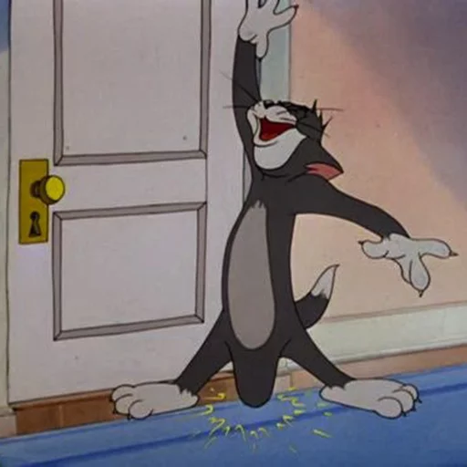 Эмодзи dope Tom & Jerry 🤣