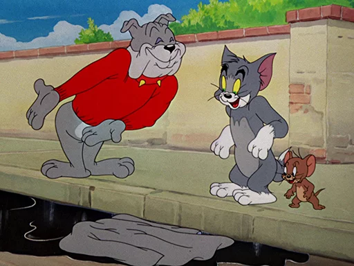 Стікер Telegram «dope Tom & Jerry» 😌