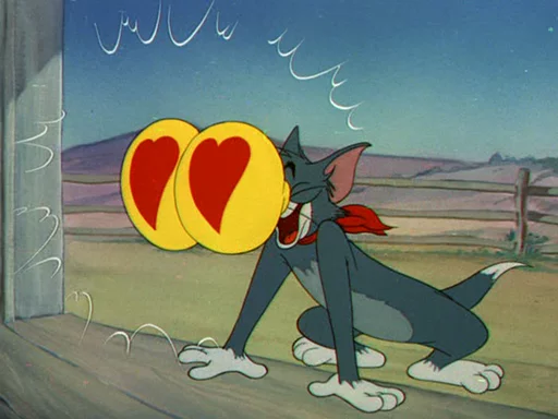 Стикер Telegram «dope Tom & Jerry» 😍