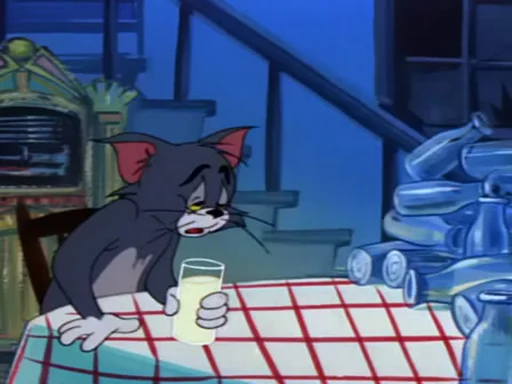Telegram stiker «dope Tom & Jerry» 😓