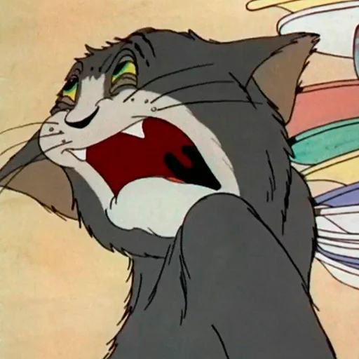 Стикер Telegram «dope Tom & Jerry» 😭