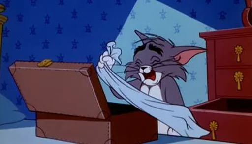 Эмодзи dope Tom & Jerry 😭