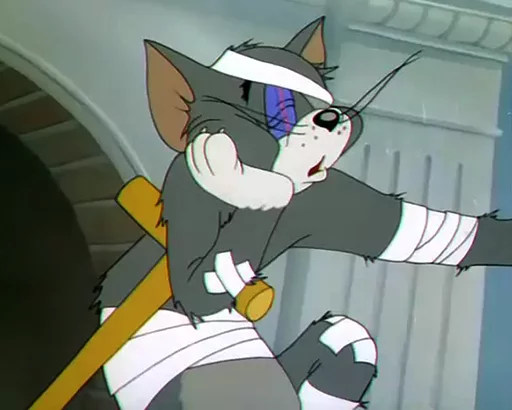 Емодзі dope Tom & Jerry 🤕