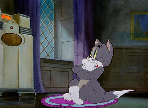 Стікер Telegram «dope Tom & Jerry» 😰