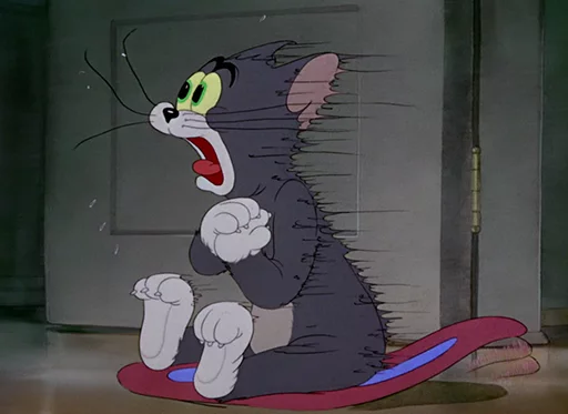 Стикер Telegram «dope Tom & Jerry» 😨