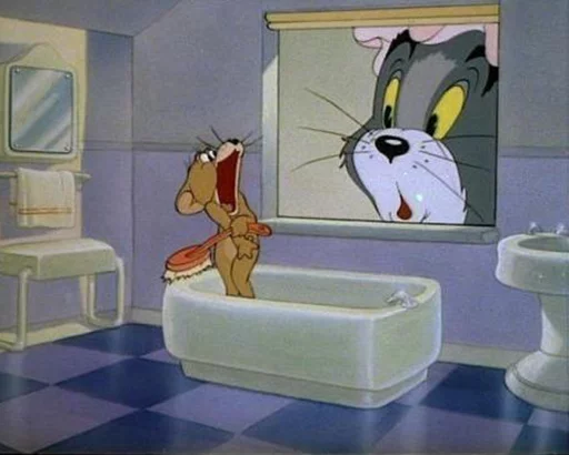 Эмодзи dope Tom & Jerry 😱