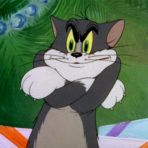 Стикер Telegram «dope Tom & Jerry» 😤