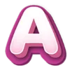 Эмодзи телеграм Purple font