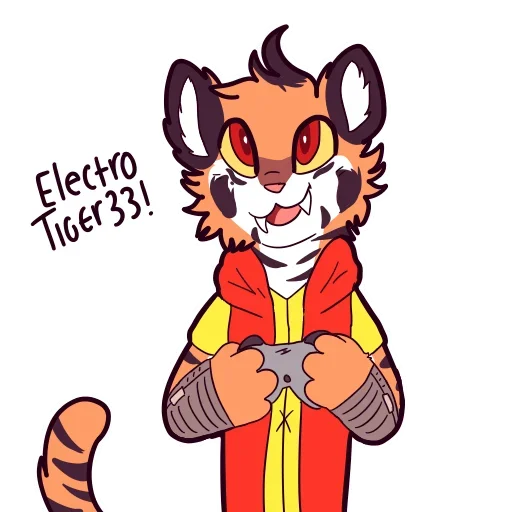 Electro Tiger stiker 🎮