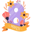 Telegram emoji 8 March
