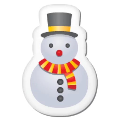 Emoji Christmas 🎄 ~ naljepnica ☃
