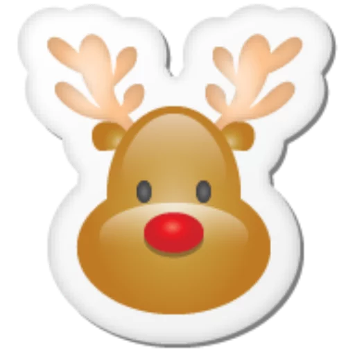 Emoji Christmas 🎄 ~ stiker 🐮