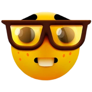 Эмодзи Emoji 🤓