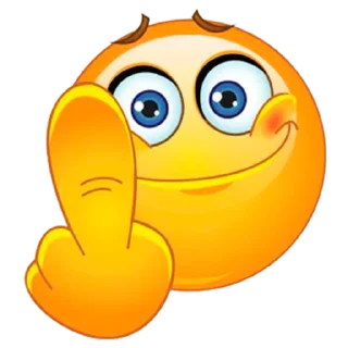 Эмодзи Emoji 🖕