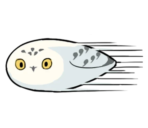 Energetic Snowy Owls sticker 🏃‍♂