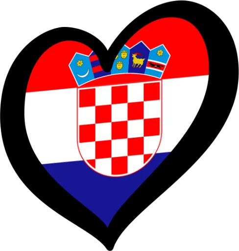 Eurovision Flags stiker 🇭🇷