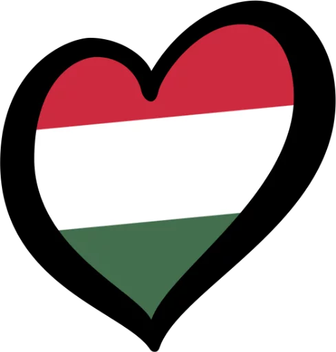 Eurovision Flags stiker 🇭🇺