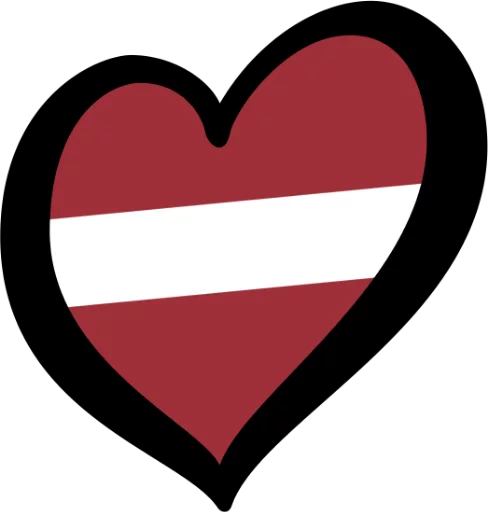 Eurovision Flags stiker 🇱🇻