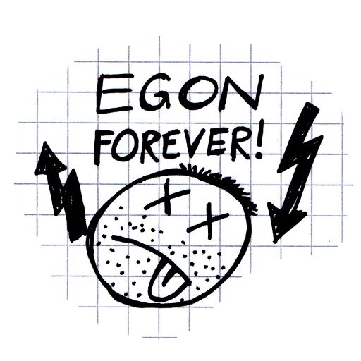 Telegram stickers Egon Forever!