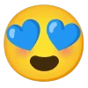 Telegram emoji blue