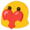 Telegram emoji red