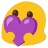 Telegram emoji violet