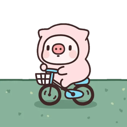 Pig sticker 🚲