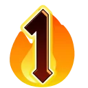 Fire Font emoji 1️⃣