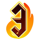 Fire Font emoji 3️⃣