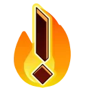 Fire Font emoji ❗️