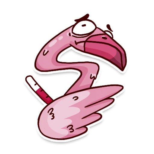 Flamingo sticker ?