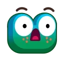 Стикер Frog Emoji Pack  😨