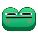 Frog Emoji Pack sticker 😑