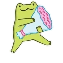 Telegram emoji Frog Mix HD