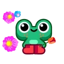 Froggo In Love sticker 😍