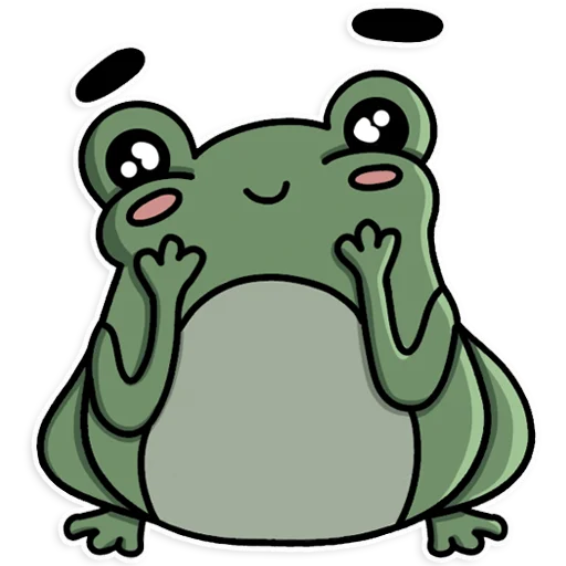 Telegram stickers Frog's Fine Box