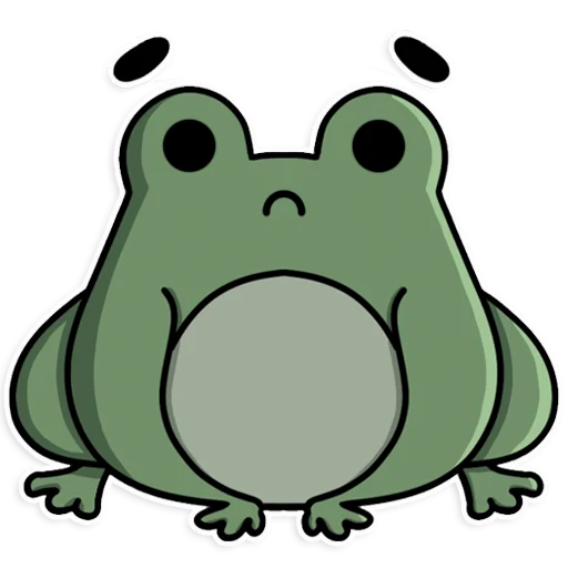 Frog's Fine Box sticker 🙁