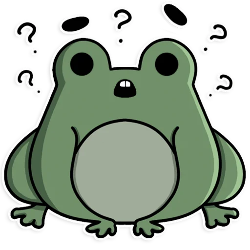 Frog's Fine Box sticker 😮