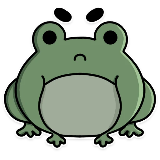 Frog's Fine Box sticker 😠
